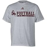 adidas Arizona State Sun Devils Ash Practicewear Football T-shirt