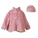 Apparel : Little Girl Winter Coat VIOLET Fall Jacket Hat MULBERRIBUSH Outerwear 2T-6X