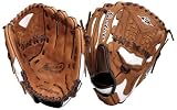Easton Natural Elite Fast Pitch Softball Glove, Brown, 12 1/2