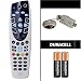 UK Sky Plus Remote + 2 Duracell Batteries + Magic Eye Remote Extender  from One For All