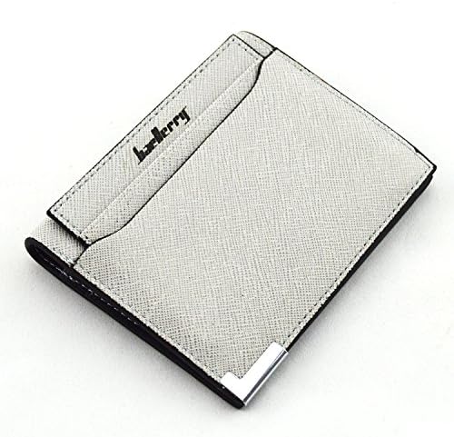 IU COMP BAELLERRY Men's Removable Card Bifold Wallet,Gray Vertical