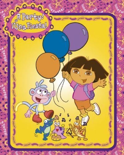 Mini Posters - Poster, Dora the explorer - a party (50x40cm Art Prints/Posters)