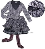 Jottum Grey-Pink Skirt 4 Piece Set