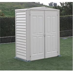 DuraMax Model 00911 5x3 YardMate Vinyl Storage Shed with floor