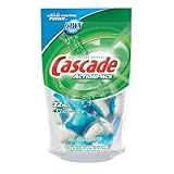 Cascade 2-in-1 Action Pacs Dishwasher Detergent, Fresh Scent, 32-Count Bag
