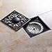Senlesen Art Carved Oil Rubbed Bronze 4'' Shower Floor Waste Drain Cover Washer Machine Waste Drain