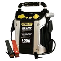 Stanley J5C09 500-Amp Jump Starter with Built-In Air Compressor