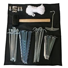 10T Zelt-Zubeh�r-Set TENT KIT, schwarz, 50 teilig