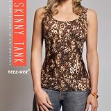 Teez-Her Leopard Print Skinny Tank - Plus Size