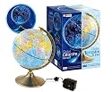 Earth & Constellation Globe, Uk Plug
