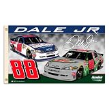 NASCAR Dale Earnhardt Jr. 2-Sided 3-by-5 Foot Flag with Grommets