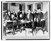 Historic Print (L): Ambassador Cambon signing the Peace Protocol