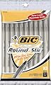 BIC Round Stic Ball Pen, Medium Point (1.0 mm), Black, 10 Pens