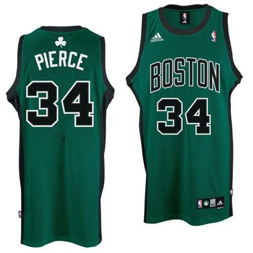 Paul Pierce Jersey: adidas Black Swingman #34 Boston Celtics Jersey