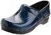 Sanita Women's Professional Croco Clog,Blue,39 EU/8.5-9 M US