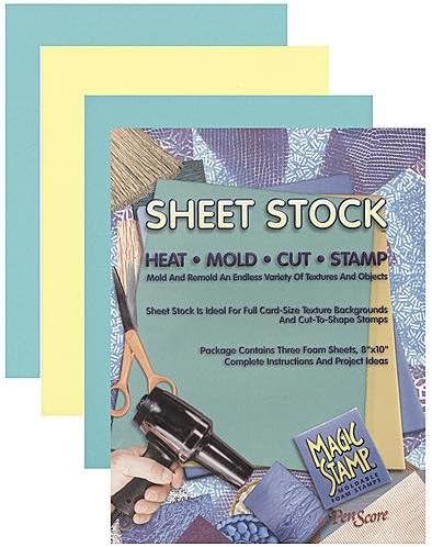 PenScore Magic Stamp Moldable Foam Stamp Sheet Stock