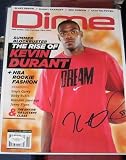 KEVIN DURANT Oklahoma City Thunder SIGNED Dime Magazine JSA Aug-Sept 2009 - Autographed NBA Magazines