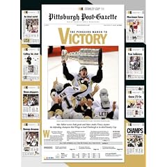 Puzzle 550 Teile - Pittsburgh Penguins - Victory Cover of the Pittsburgh Gazette