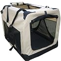 27.5" Strong Pet Crate Foldable Cage Soft Fabric Dog Cat Carrier L