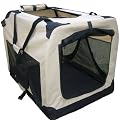 19.5" Strong Pet Crate Foldable Cage Soft Fabric Dog Cat Carrier S
