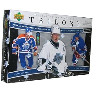 2005 06 Upper Deck Trilogy Hockey Cards Unopened Hobby Box (9 packs box, 1 autograph,... by