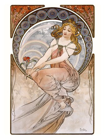 Painting Art Styles Giclee Poster Print by Alphonse Mucha, 18x24