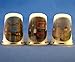 Porcelain China Collectable Thimbles - Set of Three London Assorted