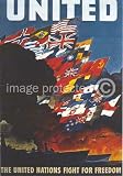 51bM%2BIdRtlL. SL160  British WW2 Poster United Nations Fight For Freedom