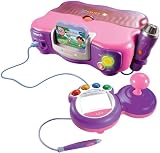Vtech 80-075254 - V.Smile Lernkonsole pink inkl. V.Smile Lernspielkassette Dora