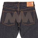 RMC X 4A Like Black charcoal embroidery denim jeans REDM3780