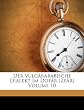 Der Vulg Rarabische Dialekt Im Dof R (Zf R) Volume 10
