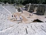 Roman Archaeological Site, and Terraced Seating from 3rd Century AD, Albania Photographic Poster Print by R H Productions, 24x18