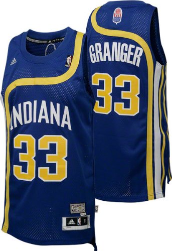 Adidas Indiana Pacers Danny Granger Aba Hardwood Classic Swingman Jersey Medium