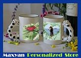 Custom /Personalized Mug Put Your Picture to Fit Our Beatiful Album with Interesting Dog Handle