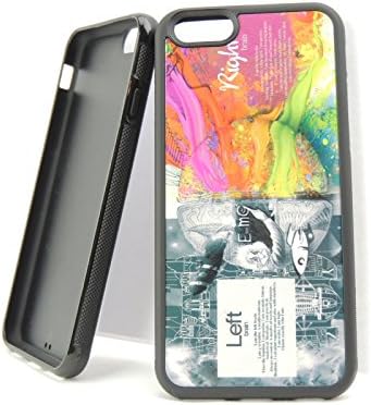 iPhone 6/6s Left Right Brain Einstein Case (TPU), For the Geek and Nerd As Well As the Creative and Eccentric.