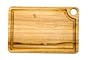 Proteak 12 by 8 by 1/2-Inch Rectangle Cutting Board with Corner Hole and Juice Canal