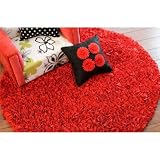 Rug - Round Red