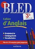 Cahier d'anglais 3e : 14/15 ans