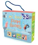 Review Egmont UK  / My First Farm Books: Hungry Pig, Happy Cockerel, Lost Calf, Busy Dog (Farm Sound Board Books)