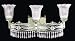 Kalco 5913VO Veneto Surrey Crystal 3 Light 25.5 Wide Bath With Glass Included From the Surrey Collection