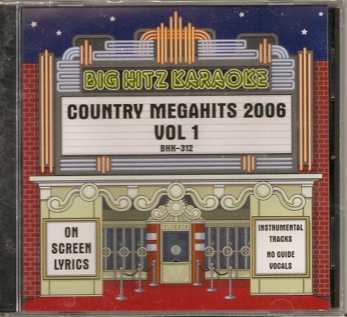 Big Hitz COUNTRY MEGAHITS 2006 Vol.1 Karaoke CDG MALE and FEMALE Hits