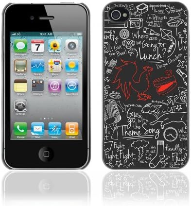 Designer Depo Hard Protection Case for Apple iPhone 4 4S / Cool Cock Retro pattern