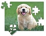 Melissa & Doug Golden Retriever Puppy Cardboard Jigsaw Puzzle - 30 Piece