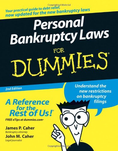 personal bankruptcy laws for dummies