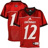 NCAA adidas Cincinnati Bearcats #12 Youth Replica Jersey-Red (18/20)