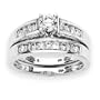 14K White Gold 1 ct. Diamond Bridal Engagement Set (G-H Color, SI2-I1 Clarity)