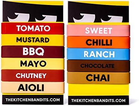 Introductory Pack BONUS ✩ 12-pack Squeeze Squirt Bottle Labels ✩ Snag Fit Most Bottles ✩ Eco Friendly Silicone ✩ Water-Proof ✩ Dishwasher-Proof ✩ Oil-Proof ✩ Flexible ✩ Stretchable