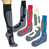 2 Paar erstklassige Skisocken (Skistr�mpfe) TOP, schwarz, Gr.39-42 - 