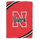 Nebraska Cornhuskers 60x80 Raschel Blanket