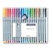 Staedtler Triplus Fineliner Pens, 20 Pack, Assorted Colours